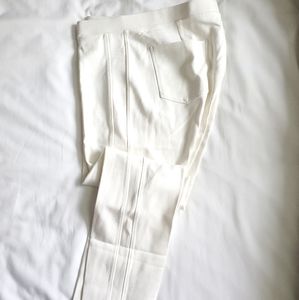 Uniqlo White ponte pants